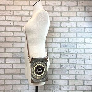 MONA B FREE SPIRIT CROSSBODY EMBELLISHED BAG